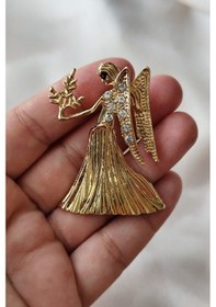 Resim Gracefulvirgo Başak Broşu Altın 