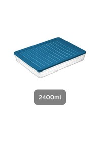 Resim Meleni Home Mikrodalga Buzdolabına Uygun Saklama Kabı Mavi 2400 ML Mavi 