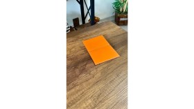 Resim Efe Deri Dikişli Araç Ruhsat Kılıfı Kabı Ruhsatlık Ruhsat Koruyucu 