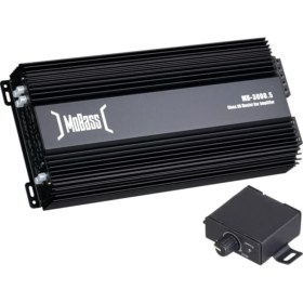 Resim Mobaş Mobass MB-3000.5 4000 Watt Rms Güç Çıkışı 4 Ohm 70WX4CH+200W Rms Power 2 Ohm 130WX4CH + 350W Bass Kontrollü Oto Anfi 1 Kanal 