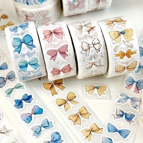 Resim 4 Rulo/1200 Adet Tatlı ve Sevimli Kurdele Serisi Çıkartmalar, Kızların Günlükleri için Instagram Tarzı Yüksek Kaliteli Scrapbooking Dekorasyonları 