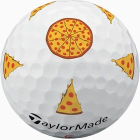 Resim TP5x pix Pizza Party Golf Topu Eğlenceli Premium Seri - Beyaz 