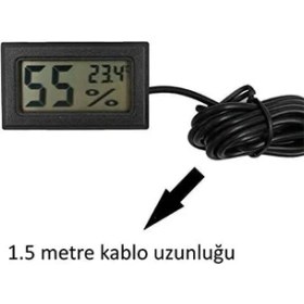Resim Tpm-11 Sıcaklık ve Nem Termometre Kuluçka 