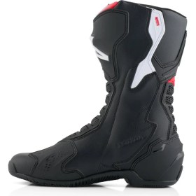 Resim Alpinestars Honda Smx-6 V3 Korumalı Motosiklet Botu Siyah Kırmızı Beyaz 