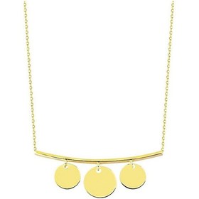 Resim Pullu Altın Kolye 14K Gold 