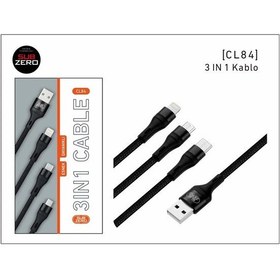 Resim Subzero Sub Zero 3 Farklı Girişli Şarj Kablosu Cl84 