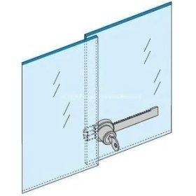 Resim Storemax Sürgülü Cam Kilidi, 140 Mm, Gövde, Krom Kaplama, 3-6 mm Kalın Cam Kapak Için, 2 Yedek Anahtarlı, Güvenlik Kilidi, Cam Dolap, Vitrin, Sürgü Kapak Uyumlu, Kolay Montaj 