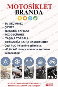 Resim AutoEN BMW R 18 B DAYANIKLI KİLİT UYUMLU SU GEÇİRMEZ MOTOSİKLET BRANDASI-SİYAH 
