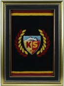 Resim El İşçiliği Kayserispor Arması Dövme Keçe Tablo 79 75 Cm - 5854 