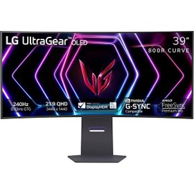Resim UltraGear 39" 39GS95QE-B 240Hz 0.03ms (GtG) OLED 800R 21:9 Ultra-WQHD DisplayHDR True Black 400 IPS Monitör 