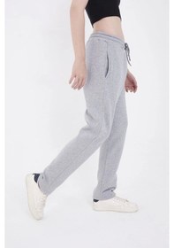 Resim Soonaksesuar Lastikli Baskılı Eşofman Pantolon - Gri Gri 