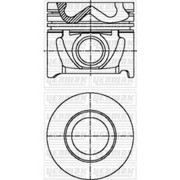 Resim Yenmak 31-4444-0 Piston Segman (Adet) Std 03-06 Accent-Getz Dizel *83* 