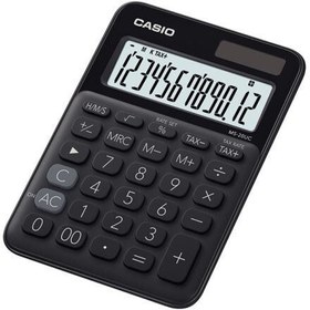 Resim Casio MS-20UC-BK 12 Hane Masaüstü Siyah Hesap Makinesi 