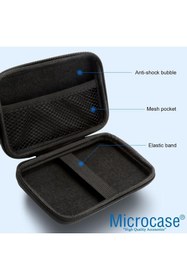 Resim Microcase Hard Disk Usb Bellek Hafıza Kartı Vb Taşıma Çantası 2.5 Inch - Al2783 