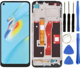 Resim Oppo A55 4g Uyumlu Lcd Ekran Dokunmatik Full Çıtalı CPH2325 