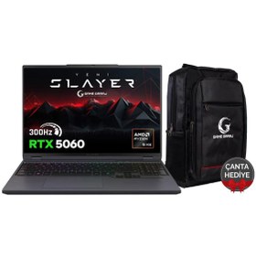 Resim Game Garaj Slayer R9ts2-5060 C1 Amd Ryzen 9 8940hx 32gb Ram 1tb Ssd Rtx5060 16" 300hz Qhd Freedos G 