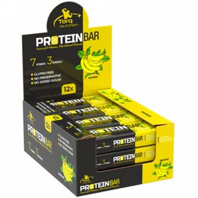 Resim TORQ NUTRİTİON Muzlu Protein Bar 50 Gr 12 Adet 