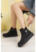 Resim Nesil Shoes Dvm 1001 Siyah Capi Kadın Fermuarlı Kışlık Bot SİYAH CAPİTAL 