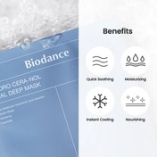 Resim Biodance - Real Deep Mask * Hydro Cera-Nol (Kızarıklık Karşıtı 5 Çeşit Seramidli Şeffaflaşan Maske) 4lü 