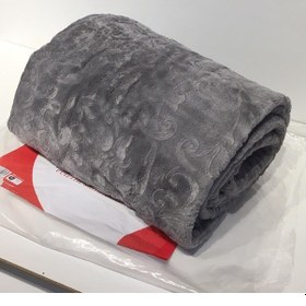Resim Padişah Desenli Gri Çift Kişilik Battaniye Nishev-p000084 