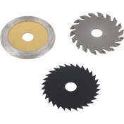 Resim Tenfowee 3 Adet 54.8mm Hss Ahşap, Seramik Ve Yumuşak Metal Kesici Testere Bladesi + 11.1mm Borulu Uç 