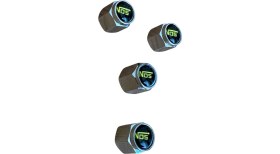 Resim Universal Nos Logolu Metal Siyah Sarı Renk 4 Adet Sibop Kapak 