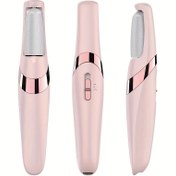 Resim USB Şarj Edilebilir Elektrikli Ayak Dosyası ile 300mAh Lityum Pil, Ölü Işık Beji Kaldırma için Pembe Plastik Ayak Bakım Cihazı, Taşınabilir ve Pratik Ev Pedikür Aracı, Hafif Beji Düzleştirme Aracı | Şık Ayak Dosyası | Plastik Yapı 