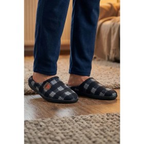 Resim Gezer Erkek Kışlık Rahat Taban Ev Bahçe Terlik 