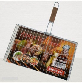 Resim Ahşap Saplı Kalın Izgara 25x40 -60 