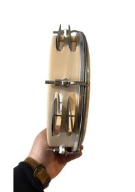 Resim Arap Fasıl Tefi Profesyonel Ten Rengi Carbon Kasnak Mitello Film 