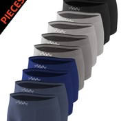Resim 10 Adet Erkek Dikişsiz Boxer Külot - Nefes Alabilen, Esnek Polyester İç Çamaşırı "AAA" Tasarımlı, Günlük Kıyafetler için Rahat Kalıp, Her Gün Kullanım İçin Uygun | Şık İç Çamaşırı | Konforlu Kalıp 