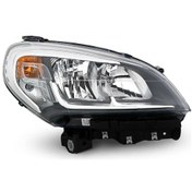 Resim Ayfar 505310 Doblo 2015 Sonrası Sağ Far Motorlu Krom Çerçeveli 