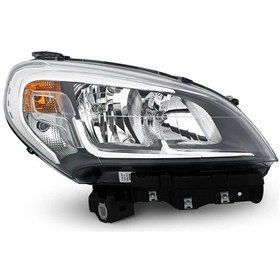 Resim Ayfar 505310 Doblo 2015 Sonrası Sağ Far Motorlu Krom Çerçeveli 