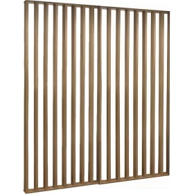 Resim Pinoxi Ahşap Çıtalı Paravan Oda Ayırıcı Seperatör Duvar 200 x 280 cm 