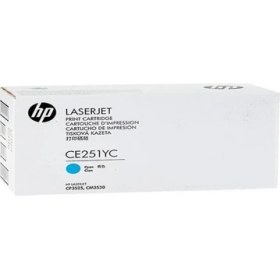 Resim Hp CE251YC (504A) Mavi Toner - CP3525 / CM3530 