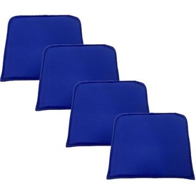 Resim Knsz sırt minderi 4 lü zng&mğr&uslu mvi suni deri cırtlı tel bar sandalyesi sırtı için 