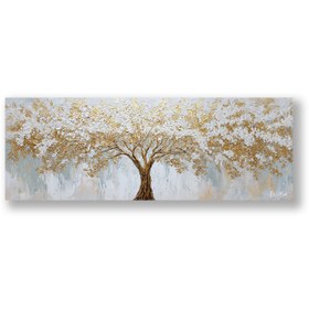 Resim Kahverengi Ağaç - 140x50 