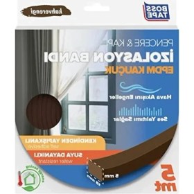 Resim Esranın Dünyası 5mm x 15MM Kauçuk Pencere ve Kapı Izolasyon Bandı - Kahverengi 
