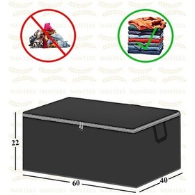 Resim Adarya Home Baza Altı Çekyat Tipi Hurç 8 Adet 60 x 40 x 22 Gri 