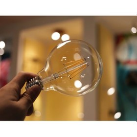 Resim Cata 6w G95 Glop Rustik Led Ampul Ct-4354 Günişiği 