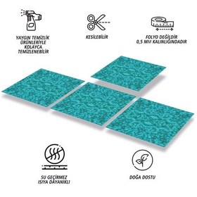 Resim Tink Kendinden Yapışkanlı Mermer 06 Desenli Pvc Karo 30x30 Cm 