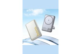 Resim Hoco Q36A Sunlight 10.000 Mah 20W Type-C Çıkışlı Pd Kablosuz Şarj Özellikli Standlı Powerbank 