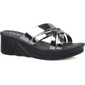 Resim Voga 2104 Dolgu Topuk Comfort Casual Kadın Terliği 
