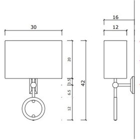 Resim Anglosaxon Kumaş Aplik - 310300100002 Krom 