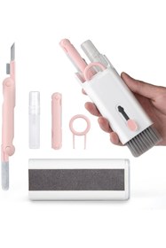 Resim Privo 7 in 1 Çok Fonksiyonlu AirPods Kulaklık Klavye Ekran Telefon Laptop Temizleme Seti Kiti 