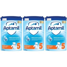 Resim Aptamil 5 Numara Çocuk Devam Sütü 2400 Gr. 1 Yaş+ (3 x 800 Gr. Akıllı Kutu) 