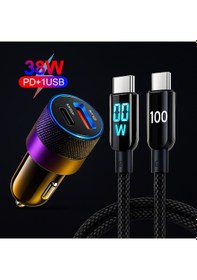 Resim Dijital Göstergeli Typ-c + 38w Şarj Adaptörü Seti 1 