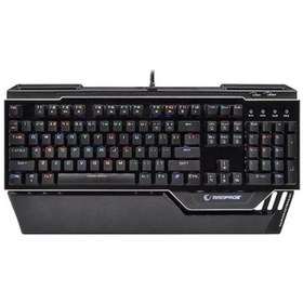 Resim Rampage KB-RX92 COMMANDER Full RGB Ledli Usb 2*USB Hub US Layout Multimedya Gaming Q Klavye 