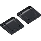 Resim Flameer Mini Laptop Standı Riser Katlanabilir Yapışkan Pedleri Tutucu Bilgisayar Dağı (Yurt Dışından) 
