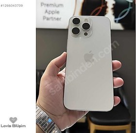 Resim Apple iPhone 15 Pro Max İkinci El TR | 256 GB | Beyaz 